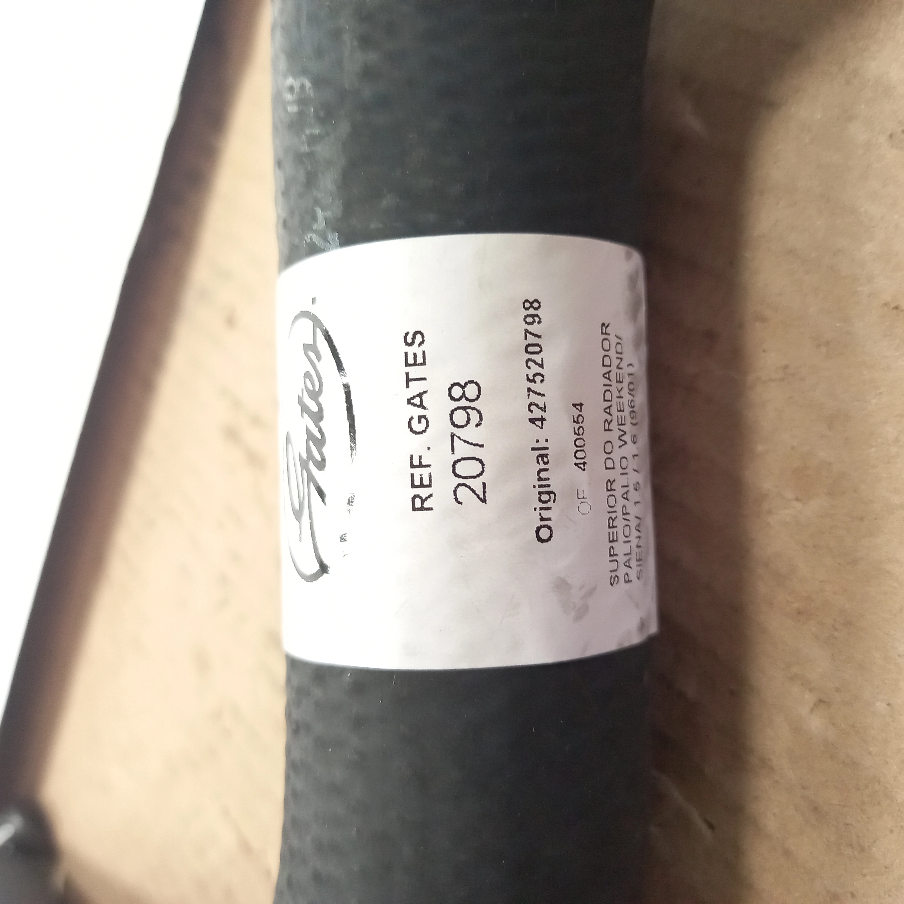 MANGUEIRA SUPERIOR RADIADOR FIAT PALIO/WEEKEND/SIENA 1.6 16V 96/