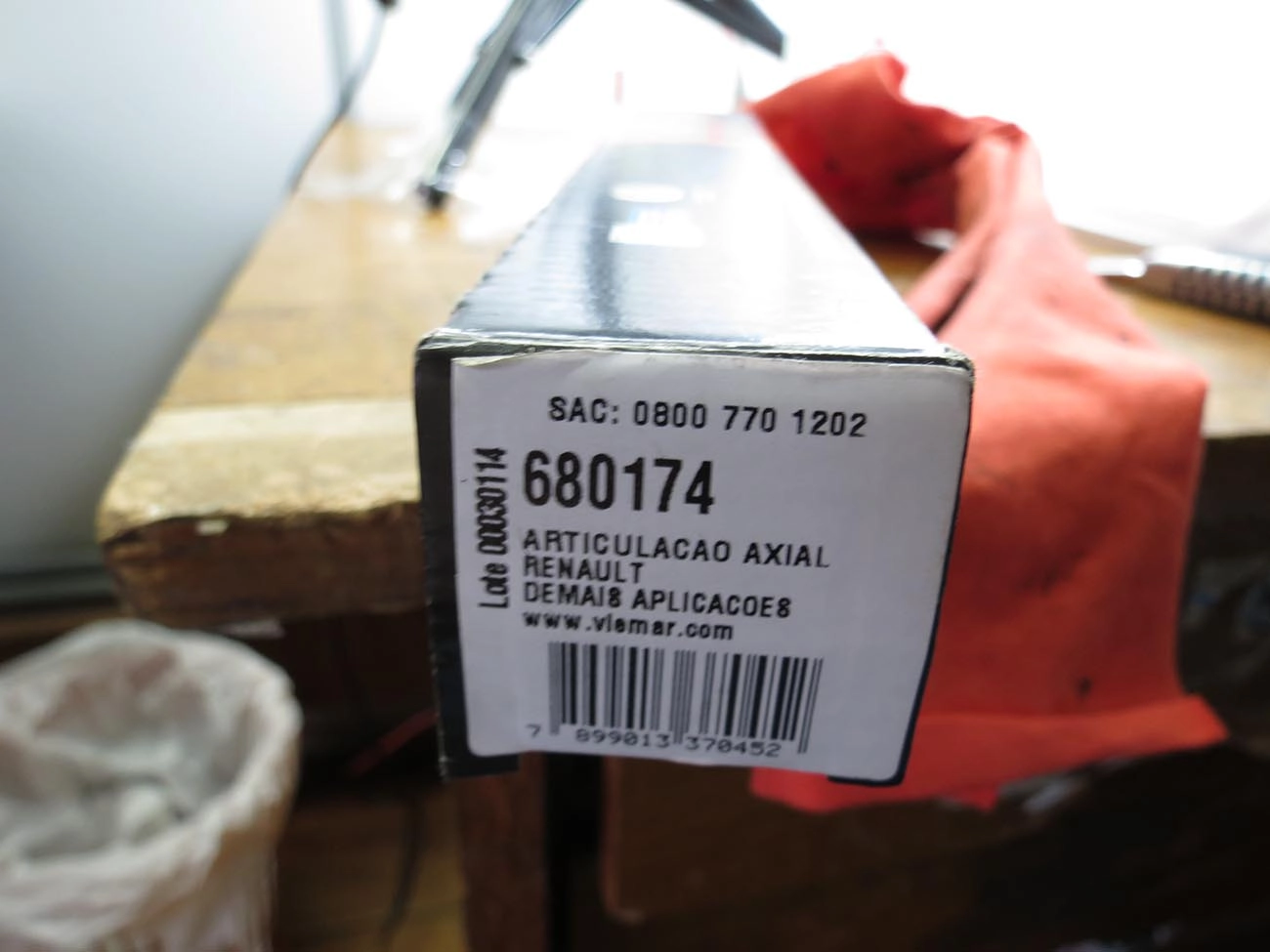 ARTICULAÇÃO/BARRA AXIAL DIREÇÃO HIDRÁULICA TRW RENAULT MEGANE/SCENIC 96/99