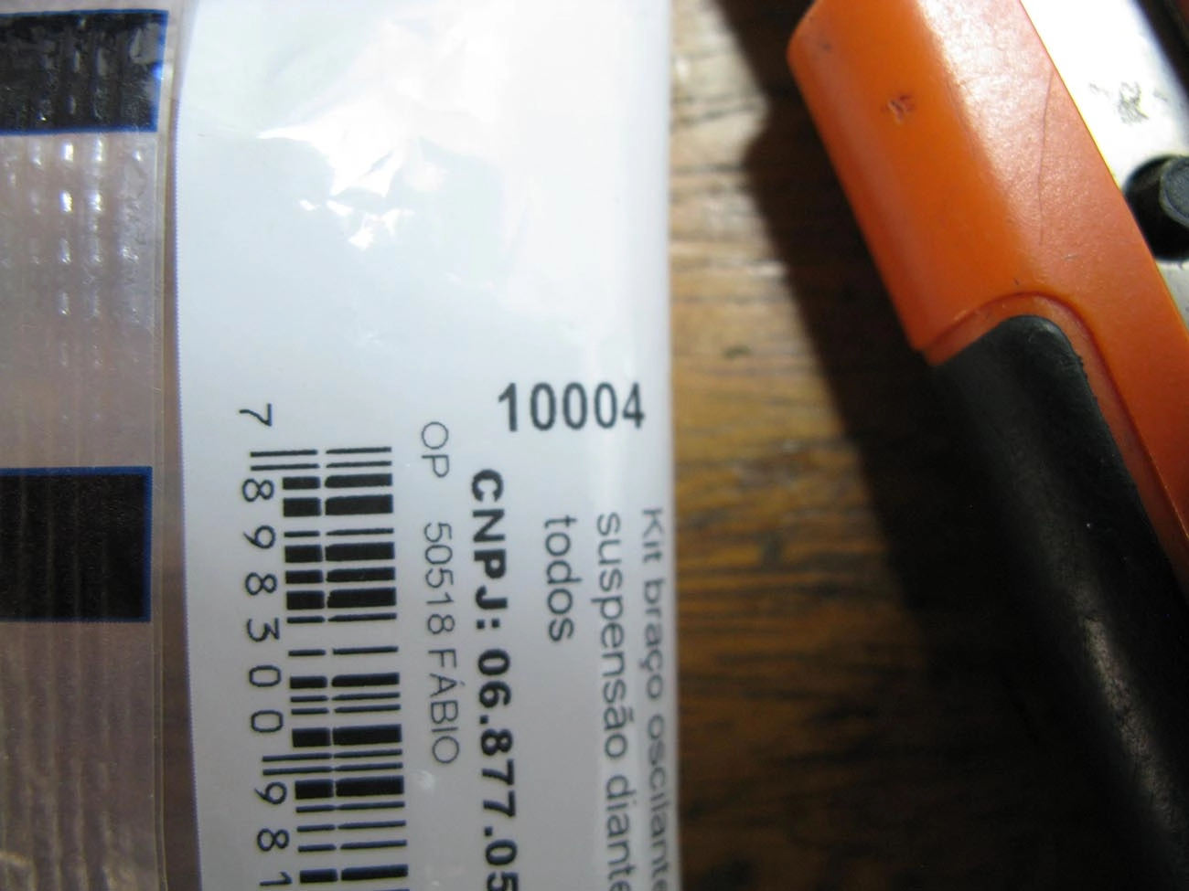 KIT BRAÇO OSCILANTE SUSPENSAO DIANTEIRA 8MM BRACO FIAT 147 1976/1986
