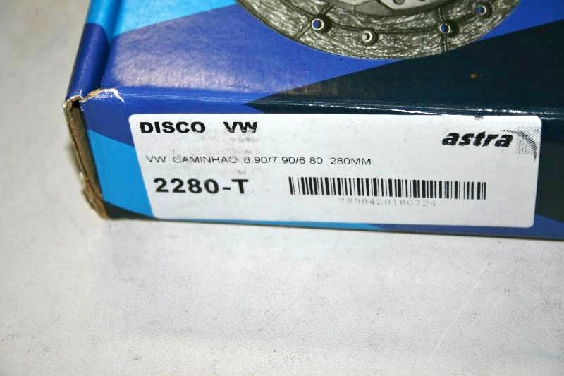 DISCO EMBREAGEM VW 6.80/6.90/7.90 TODOS - 280MM