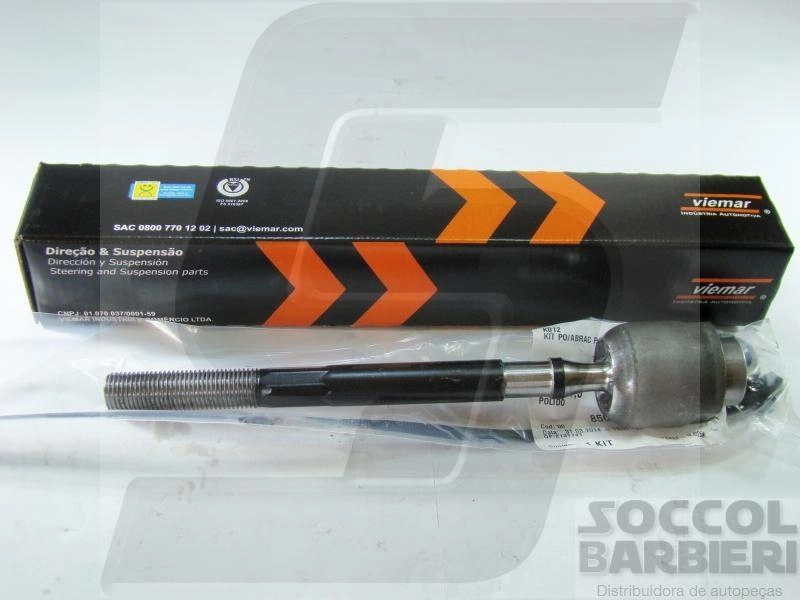 ARTICULAÇÃO/BARRA AXIAL DIREÇÃO MECÂNICA M14X1,5 FIAT UNO/PRÊMIO/ELBA/FIORINO 92/