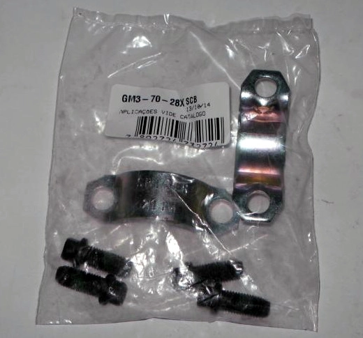 KIT ABRACADEIRA DE CRUZETA 5-160/5-641/5-178/5-627/SPL55 - ABRACADEIRA COM PARAFUSOS