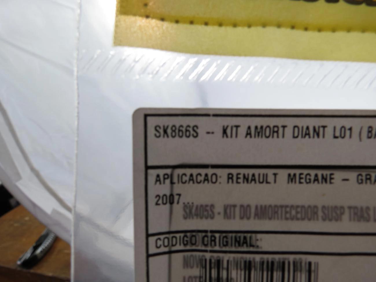 KIT AMORTECEDOR RENAULT MEGANE/GRAND TOUR 2006/ - DIANTEIRO