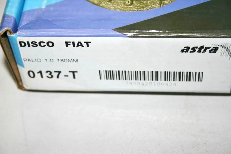 DISCO EMBREAGEM FIAT PALIO 1.0 96/ EXCETO FIRE - 180MM 20 ESTRIAS