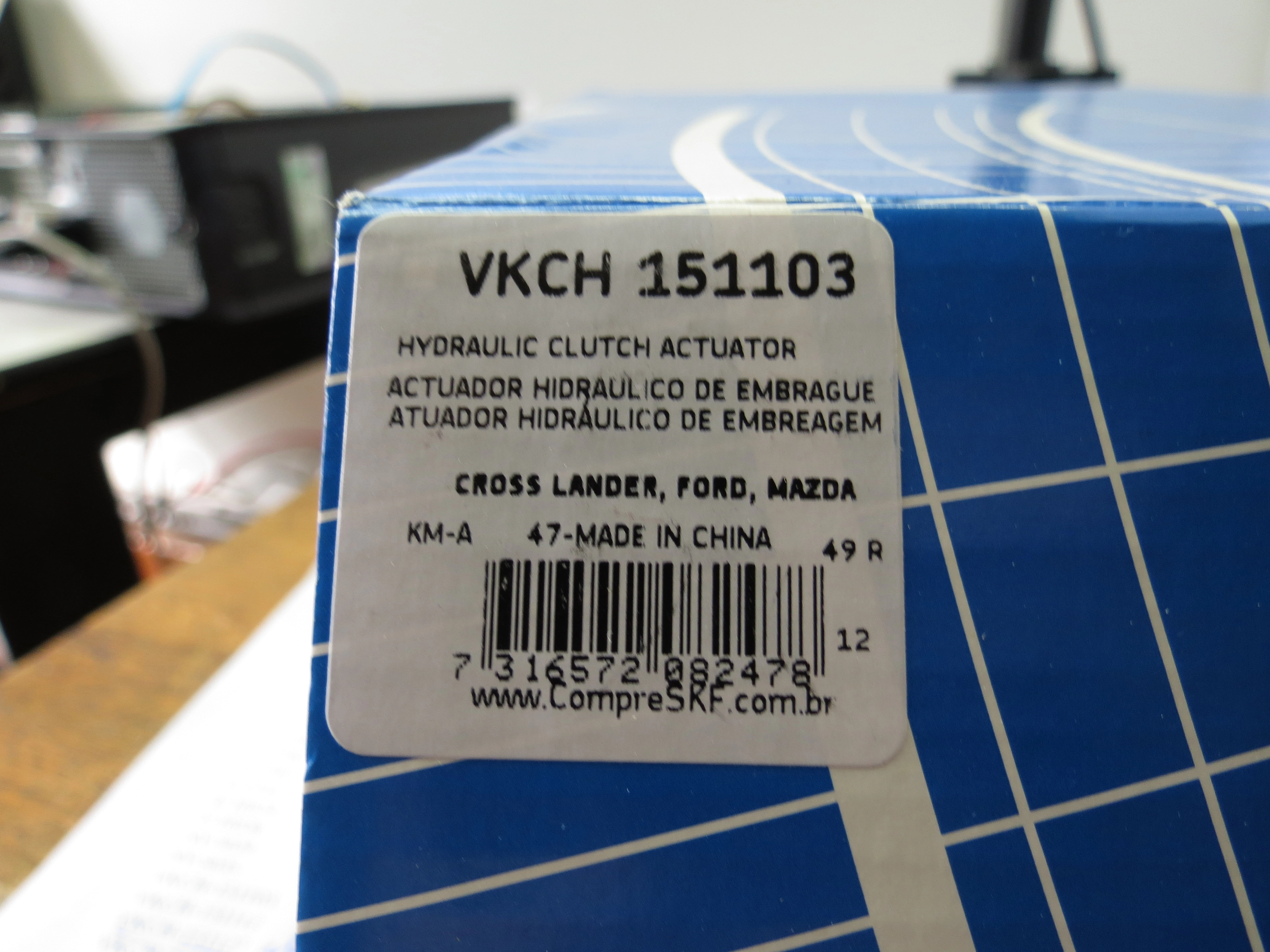 ATUADOR HIDRÁULICO EMBREAGEM FORD RANGER/EXPLORER 2.3/4.0 95/ TODOS F-1000 95/98 6 CIL