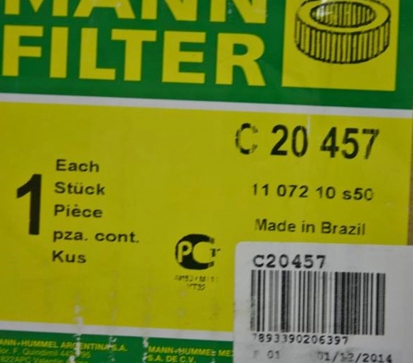 FILTRO AR MB 715/915/1215/1218