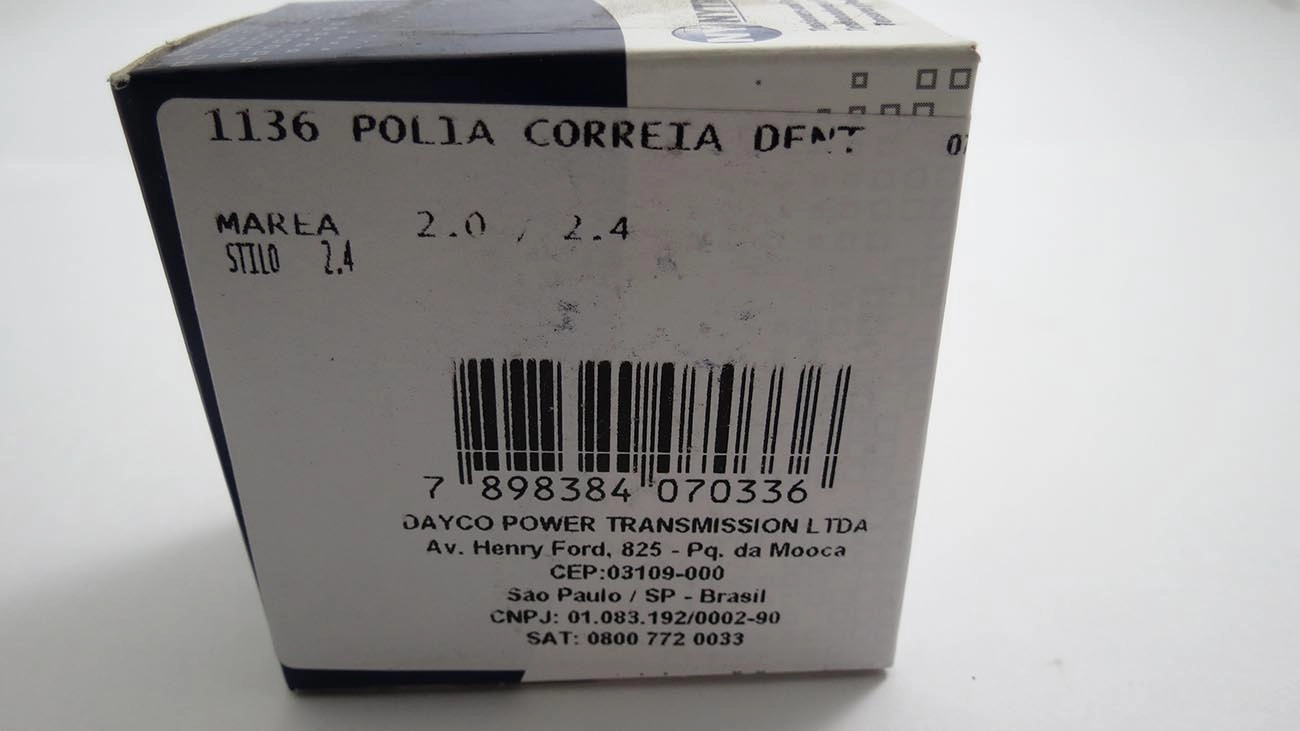 POLIA COMANDO FIAT MAREA 2.0 20V TURBO - 2.4 20V - 10.30X53.00X29.00MM