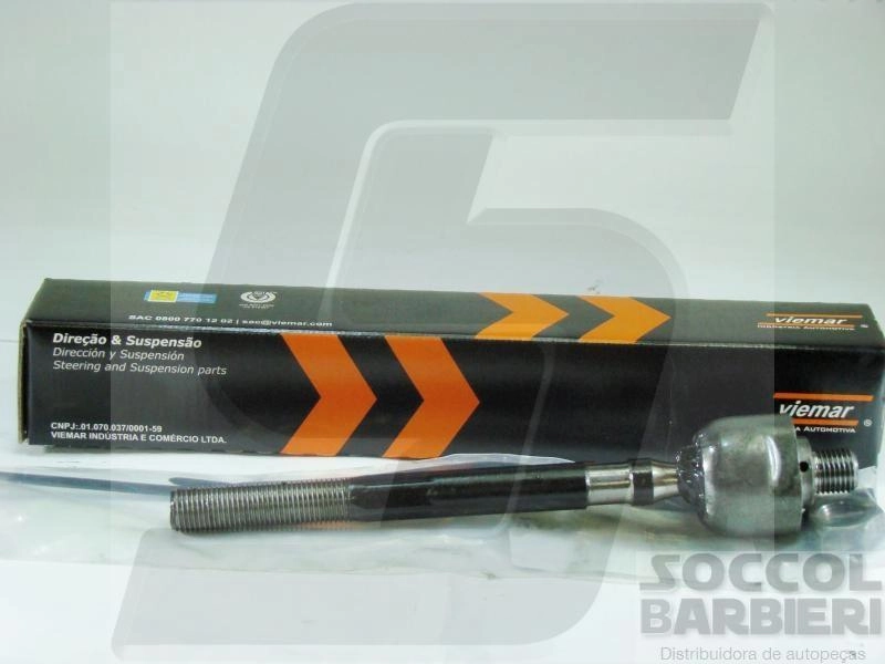 ARTICULAÇÃO/BARRA AXIAL DIREÇÃO HIDRÁULICA M14X1,5 FIAT UNO 92/13 - PRÊMIO/ELBA/FIORINO 91/