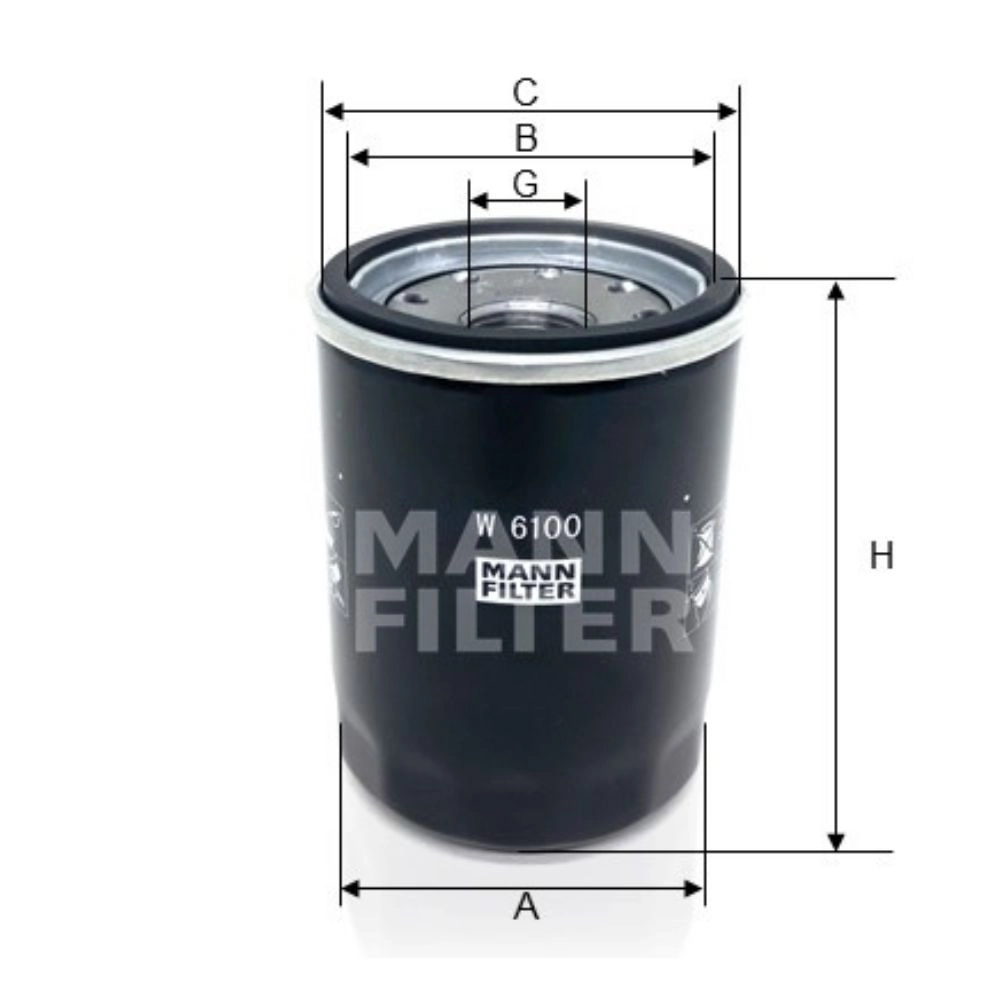 FILTRO OLEO FIAT UNO/FIORINO/PALIO/SIENA/STRADA/DOBLO/IDEA - FIRE (HONDA W610/10)