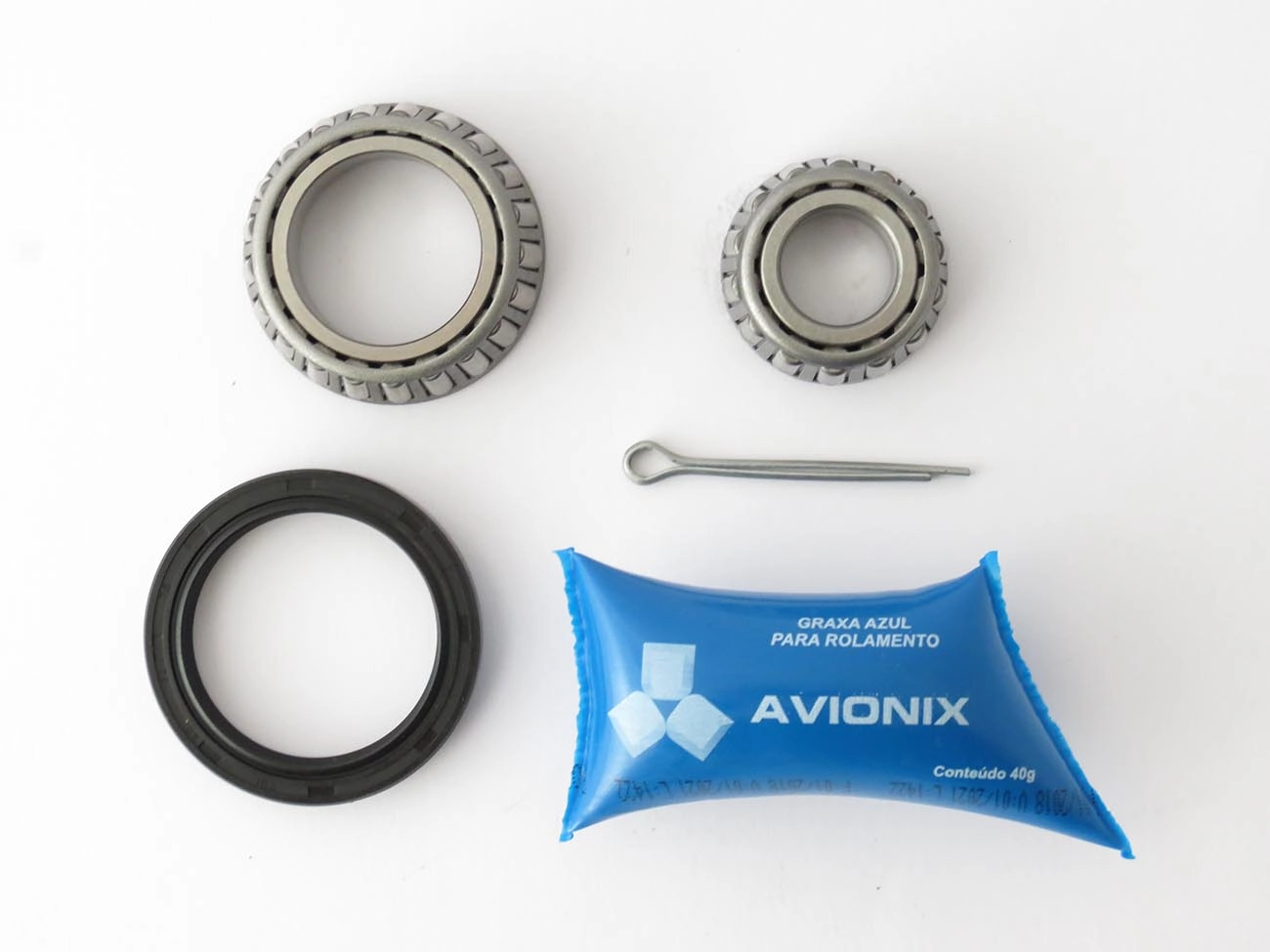 KIT ROLAMENTO CUBO RODA TRASEIRO PARA UM LADO VW GOL 88/02 GOLF 94/98 PARATI SEAT CORDOBA 96/99 FORD