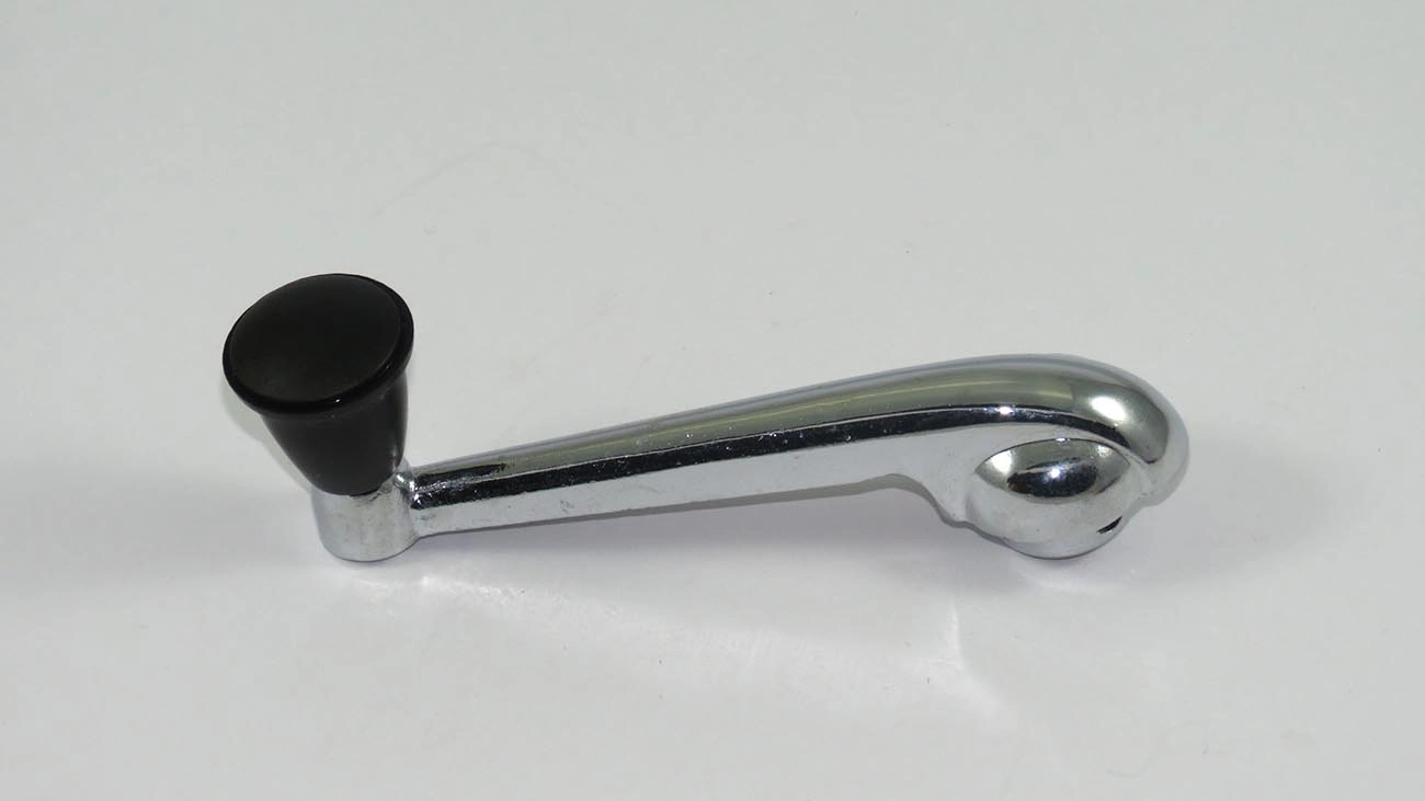MANIVELA VIDRO VW FUSCA 1200/1300 /70 - BOTAO PRETO METAL