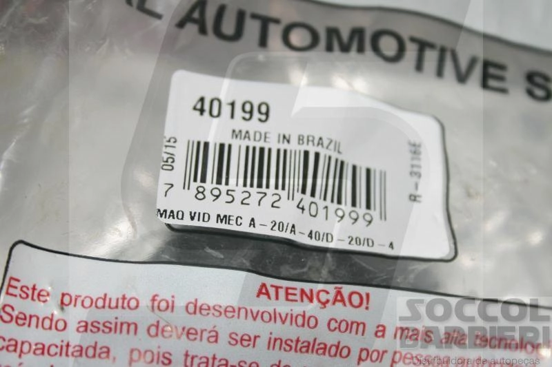 MAQUINA VIDRO GM D-20/40 85/90 - ESQUERDO