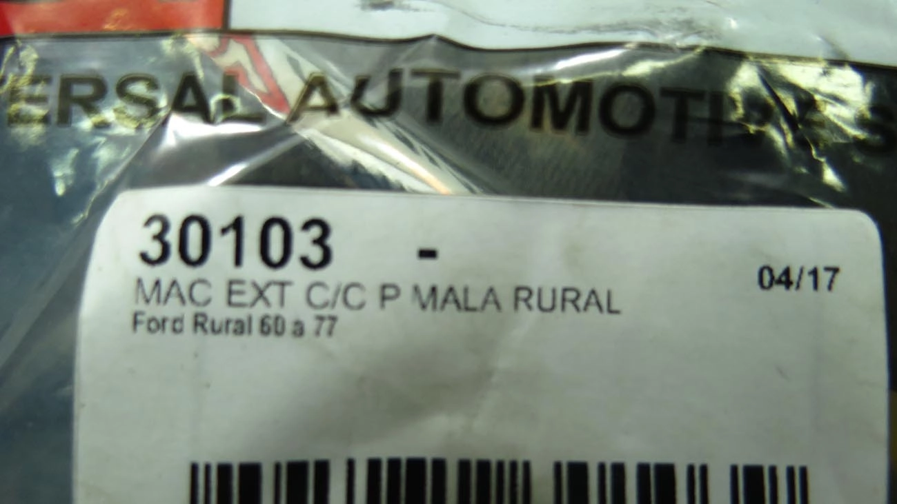 MACANETA PORTA-MALAS WILLYS RURAL 60/ - C/CHAVES