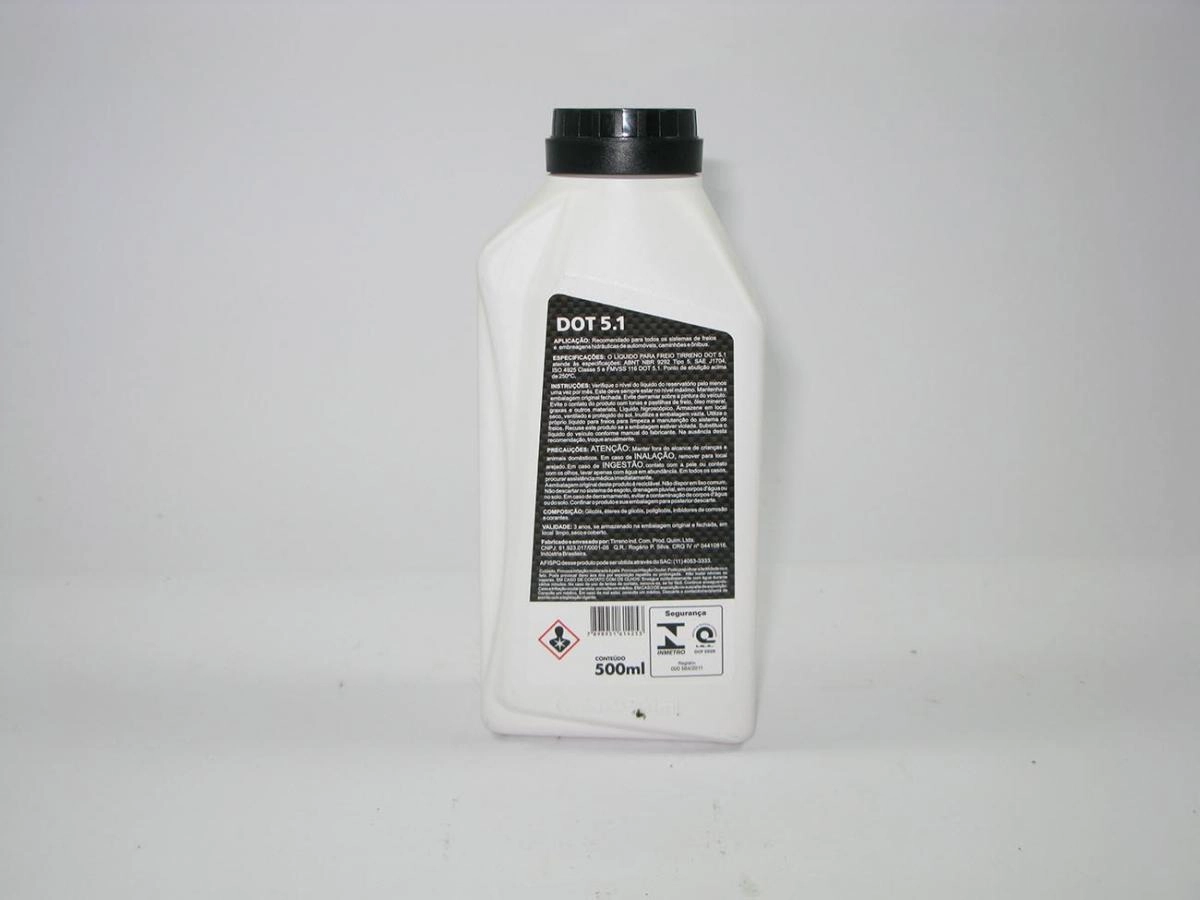 FLUIDO P/FREIO 500ML DOT-5.1 - TIRRENO - COR AMBAR