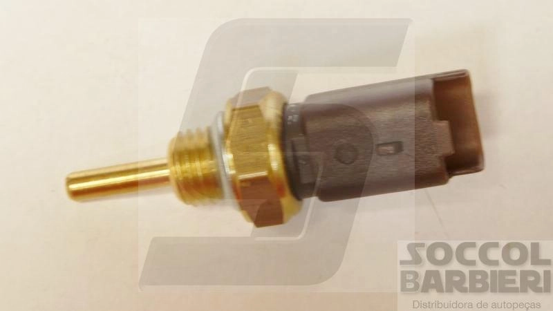 PLUG ELETRÔNICO OU SENSOR TEMPERATURA ÁGUA MARROM MOTOR FIRE EVO FIAT NOVO UNO 10/ 500 PALIO 12/ BRAVO/LINEA