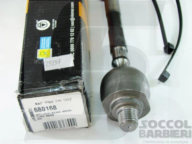 ARTICULAÇÃO/BARRA AXIAL DIREÇÃO HIDRÁULICA HONDA CIVIC 96/00