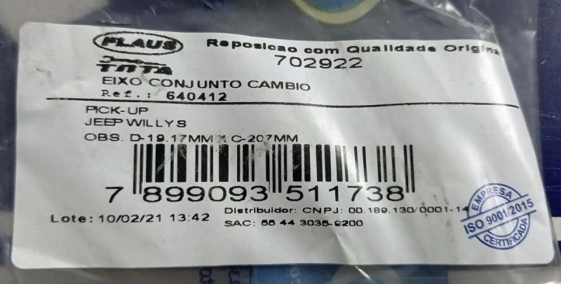 PINO CAMBIO WILLYS TODOS