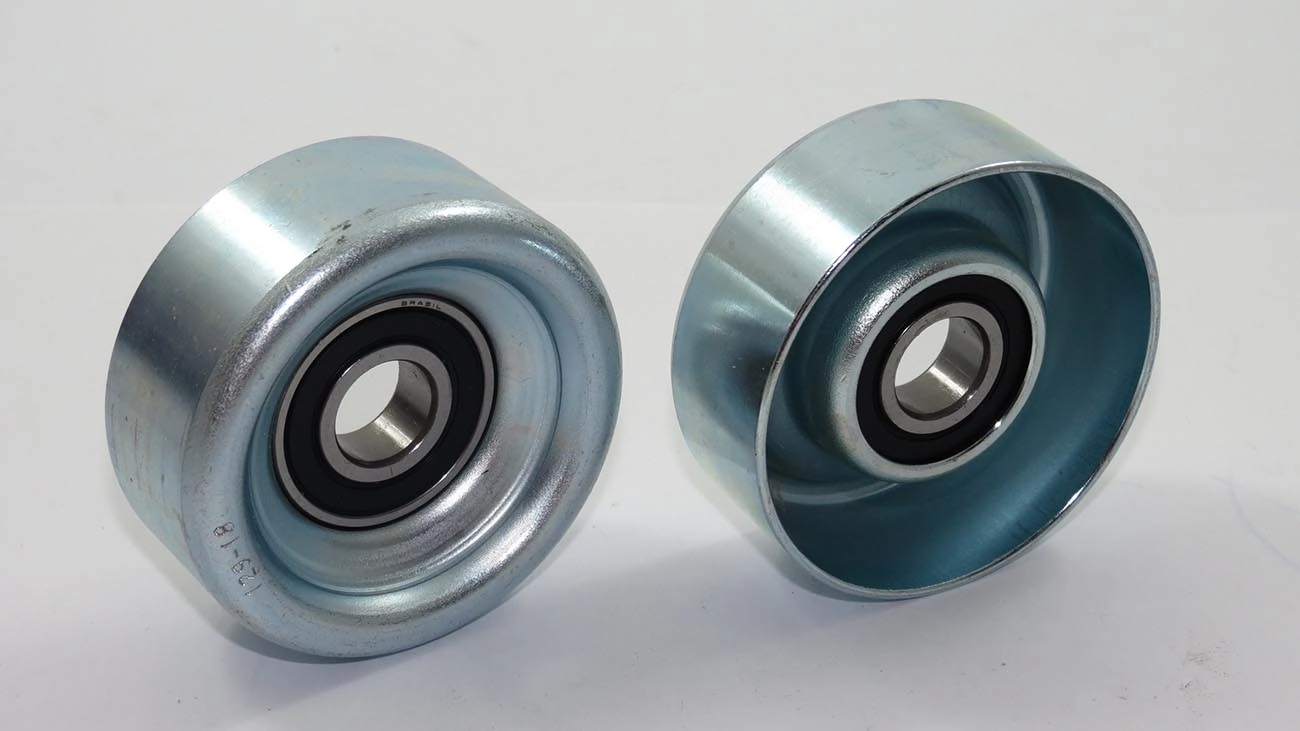 KIT POLIAS TENSOR CORREIA ALTERNADOR/TENSIONADOR AUXILIAR ACESSÓRIOS MOTOR VW GOL/PARATI/SAVEIRO/SANTANA 94/ C/ACD 17X76,20X31MM DUAS PEÇAS
