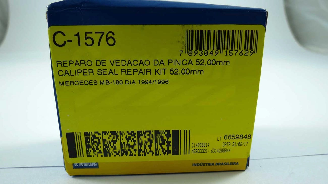 REPARO CILINDRO RODA MB 180 94/96 - FREIO A DISCO 52MM - DIANTEIRO