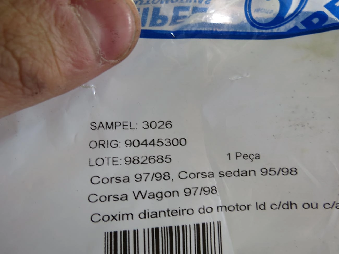 COXIM MOTOR DIANTEIRO DIREITO GM CORSA 94/ - CELTA 00/ - PRISMA 06/12 - COM DH/TA - COM OU SEM AC