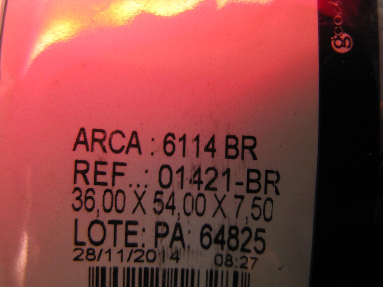 RETENTOR ALAVANCA SELETORA CAIXA MUDANÇAS 36,00X54,00X7,50MM FORD CORCEL/BELINA 68/70 36X54X7,50MM