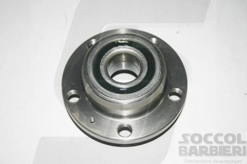 CUBO TRASEIRO COM ROLAMENTO SEM ABS VW GOLF 99/ - BORA/NEW BEETLE 98/ - NOVO POLO 02/ - 5 FUROS