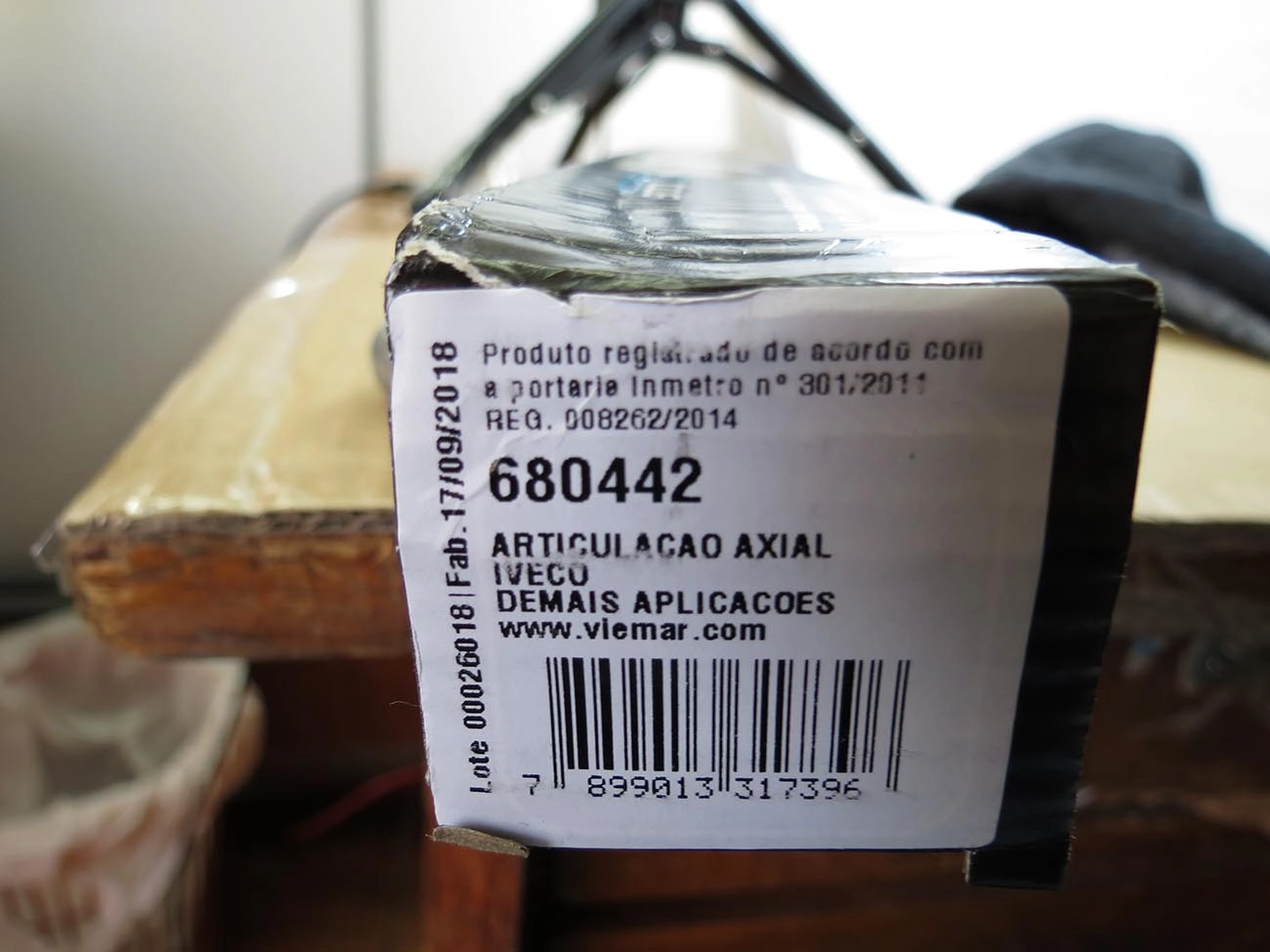 ARTICULAÇÃO/BARRA AXIAL M18X1,5 DIREÇÃO HIDRÁULICA IVECO DAILY 70C16 08/12
