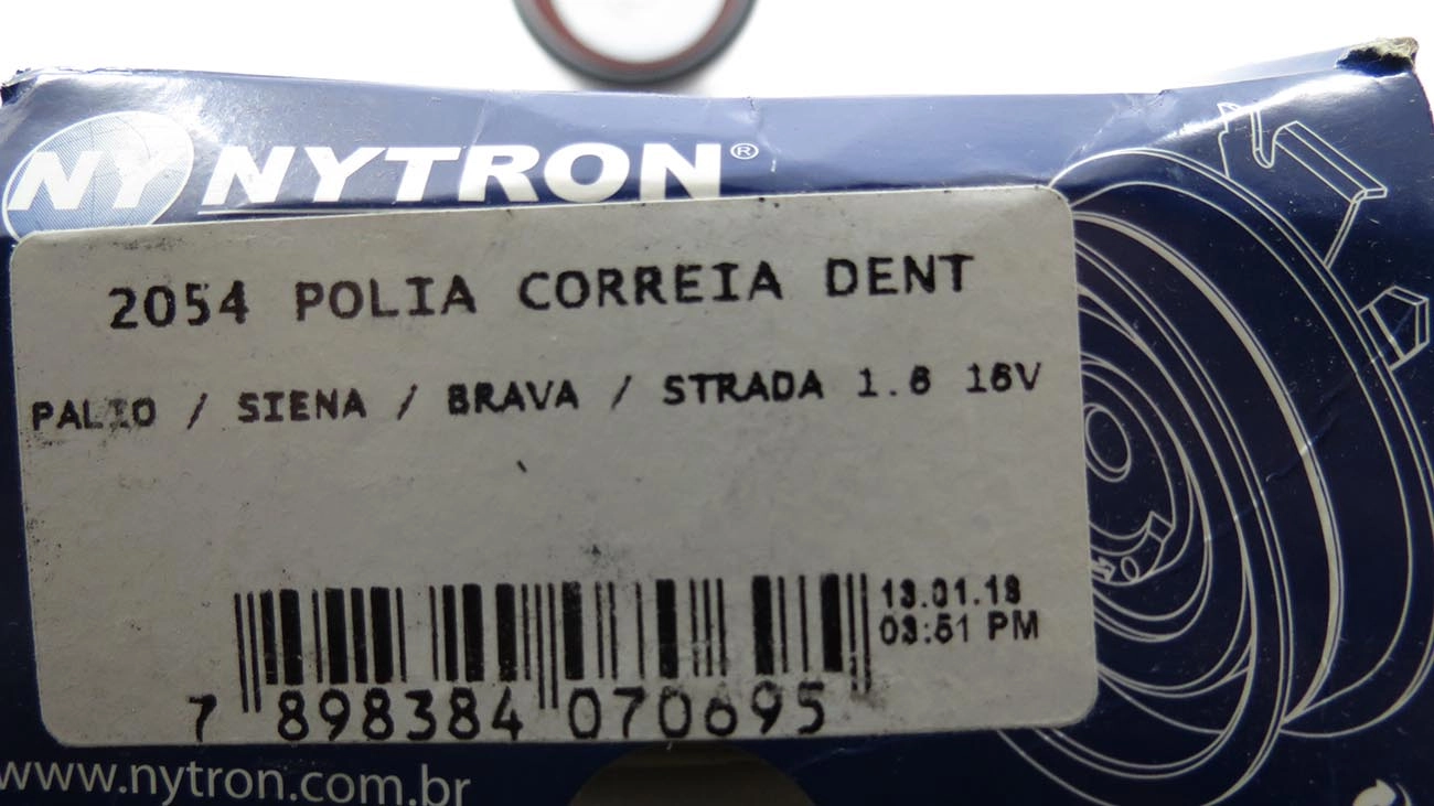 POLIA CORREIA DO COMANDO FIAT PALIO/SIENA 1.6 98/98 - STRADA 1.6 99/ - LINEA 1.9 - MOTOR 16V