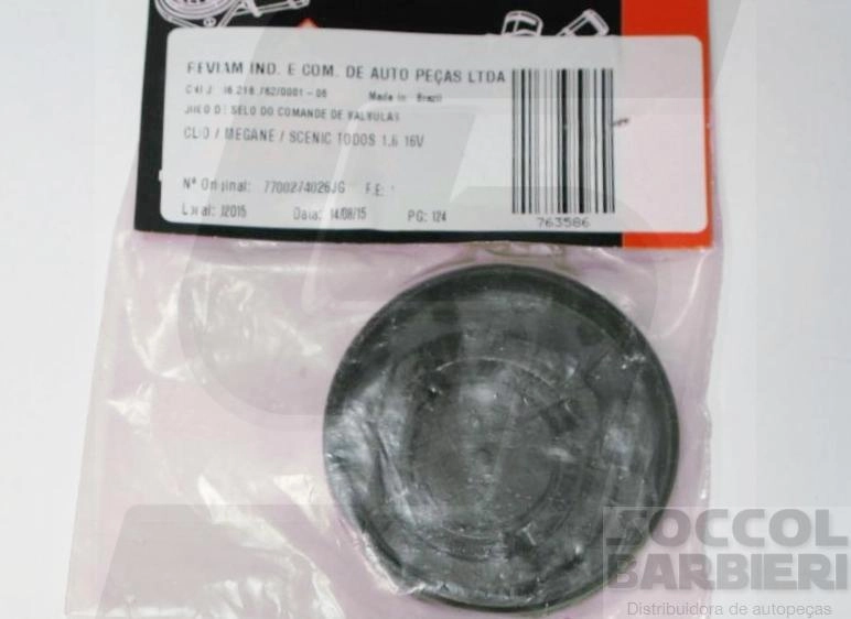 KIT SELO/TAMPA COMANDO DE VÁLVULAS RENAULT CLIO/LOGAN/MEGANE/SCENIC 1.6 8/16V - KIT COM DUAS PEÇAS