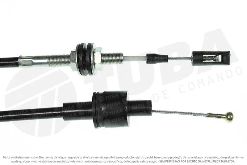 CABO EMBREAGEM FORD DEL REY/SCALA/PAMPA - C/MOTOR AP 1.6 E 1.8 89/ 1053MM