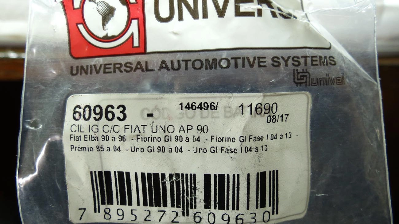 CILINDRO IGNICAO FIAT UNO/PREMIO/ELBA/FIORINO 91/
