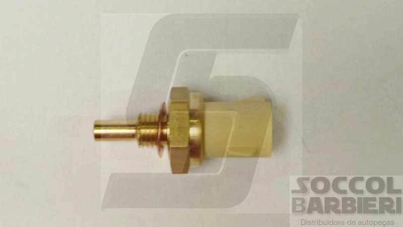 PLUG ELETRÔNICO/SENSOR TEMPERATURA ÁGUA COR: CREME VW GOL 1.0 AE 1.6/1.8/2.0 PARATI/SAVEIRO/SANTANA/LOGUS 94/ EFI PINOS