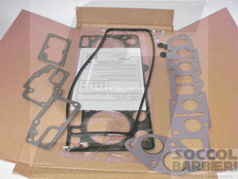 JOGO JUNTAS SUPERIOR MOTOR FORD/VW TODOS C/MOTOR CHT 1.6 ALCOOL/GASOLINA