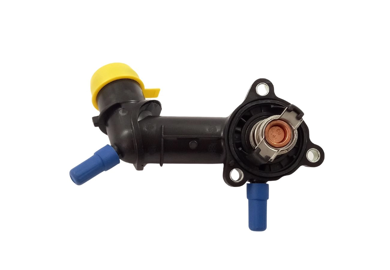 VÁLVULA TERMOSTÁTICA CARCAÇA PLÁSTICA FIAT TORO 15/23 JEEP COMPASS 17/22 RENEGADE - TODOS 2.0 DIESEL