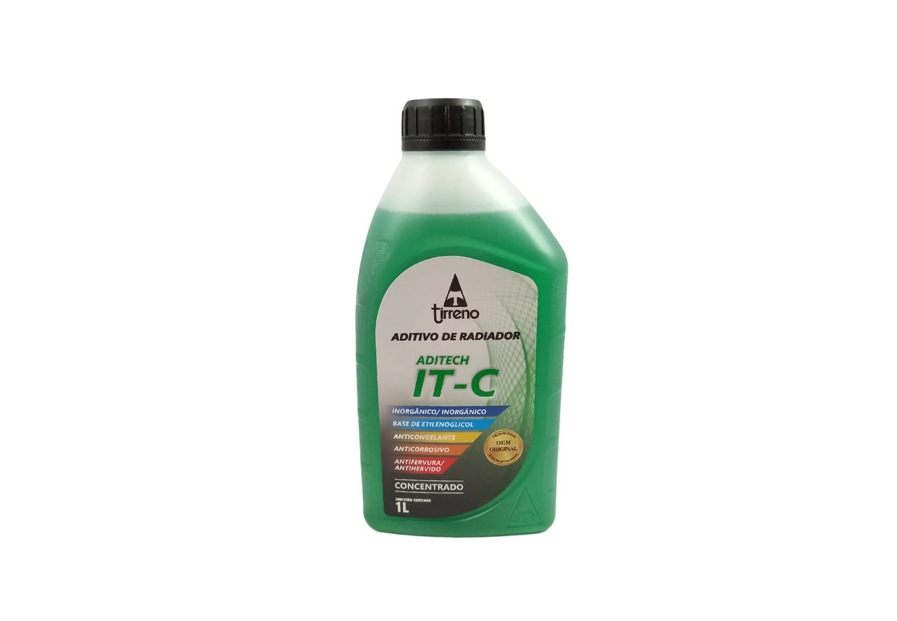 ADITIVO CONCENTRADO VERDE ADITECH ITC INORGÂNICO PARA 3 ANOS OU 80.000 KM