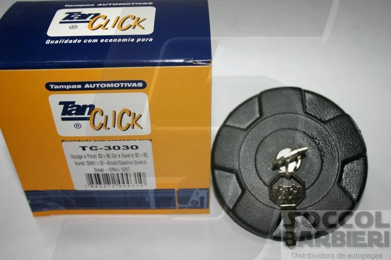 TAMPA TANQUE COMBUSTIVEL COM CHAVE VW GOL/SAVEIRO /89 - KOMBI 81/89 - VOYAGE/PARATI /86