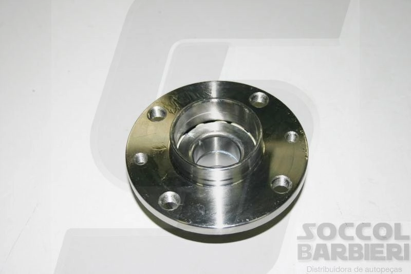 CUBO TRASEIRO COM ROLAMENTO COM ABS 76MM SEM RECORTE FIAT DOBLO 00/ - FIORINO 14/ - STRADA 09/