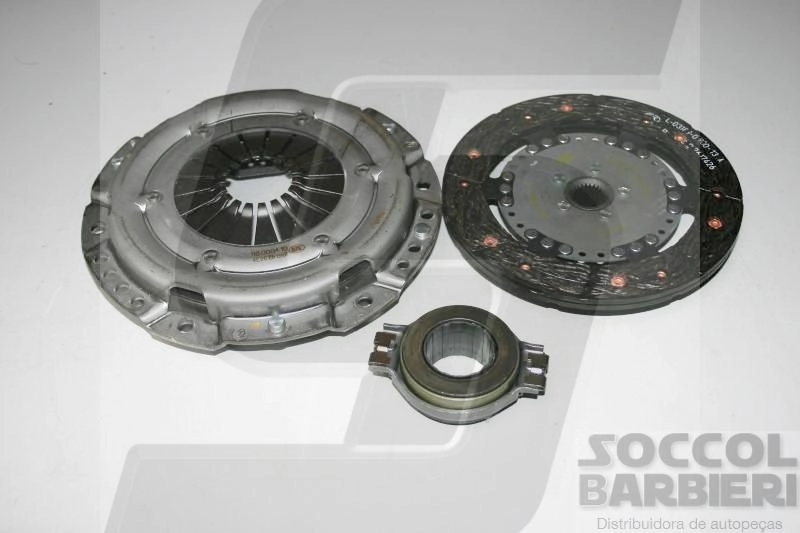 KIT DE EMBREAGEM VW FUSCA 1200/1300/1300L 04.73/ - GOL 1300 A AR TODOS - 180MM