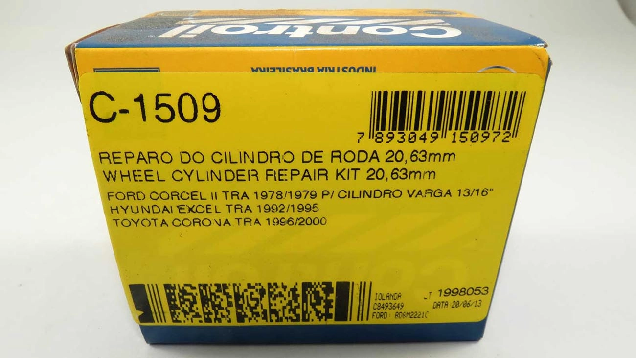 REPARO CILINDRO RODA 20.63MM FORD CORCEL II 78/79 13/16 TRASEIRO