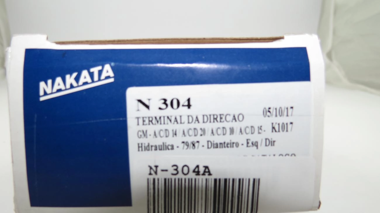 TERMINAL DIREÇÃO LONGO ROSCA DIREITA PARA BARRA TRW 5/8 168MM GM A/C/D-10/14/15/20 /87 15,87MM