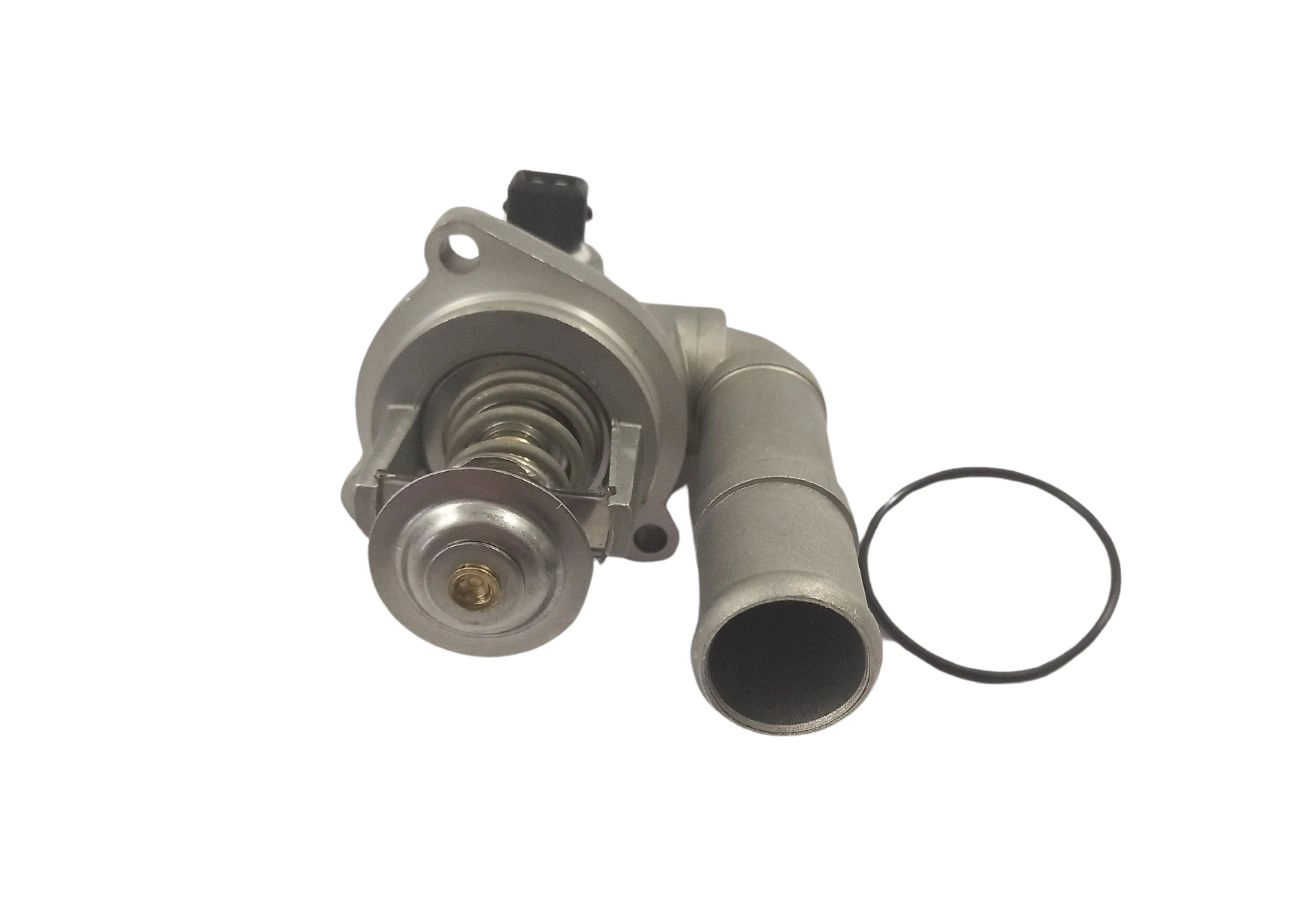 VÁLVULA TERMOSTÁTICA ELÉTRICA COM FLANGE ALUMÍNIO FORD NOVO KA 1.0 08/14 COURIER 1.6 07/13 FLEX