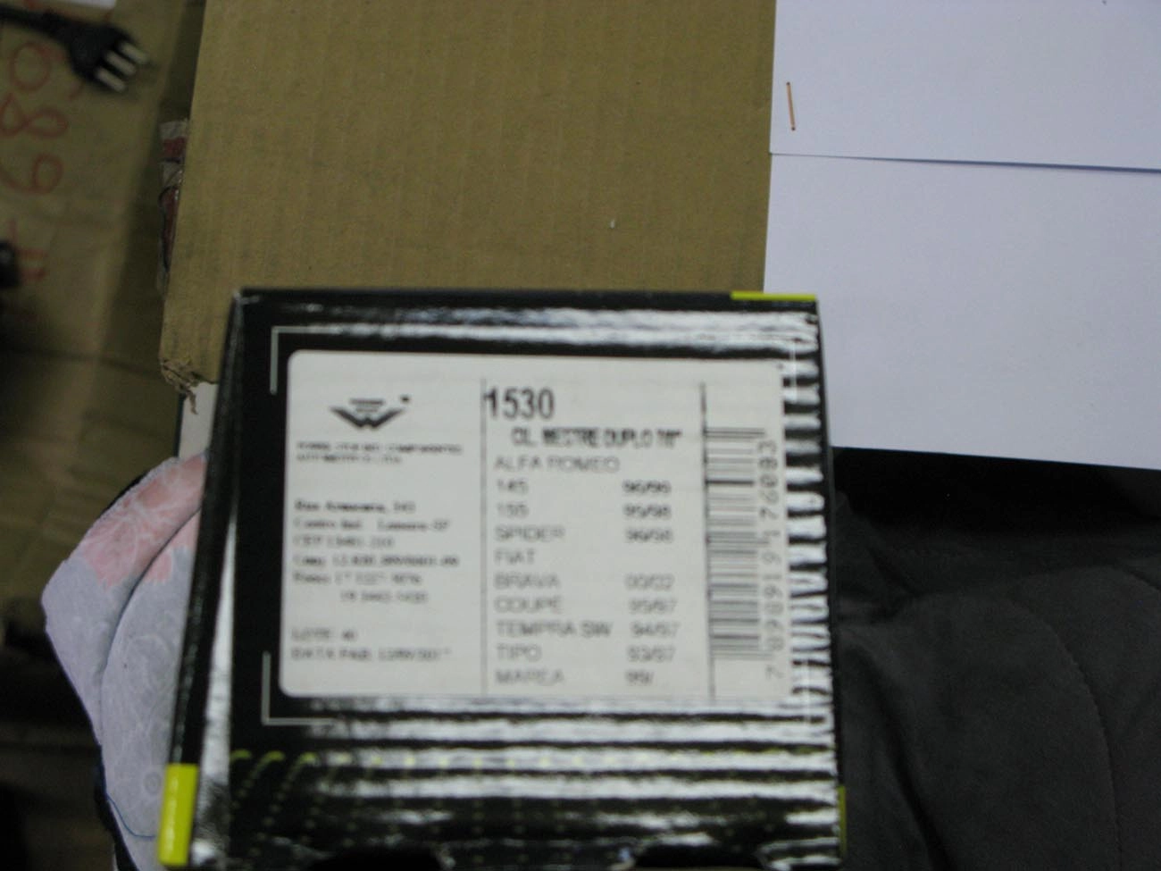 CILINDRO MESTRE FREIO FIAT TIPO 93/97 - TEMPRA SW 94/97 - COUPE 95/97 - 7/8 - 22,22MM