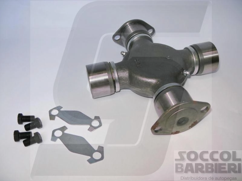 CRUZETA CARDAN AGRALE - CARGO - MB - VW - 49,20X194,10MM DUAS CATANHAS COM CHAVETA/DUAS PARAFUSADAS