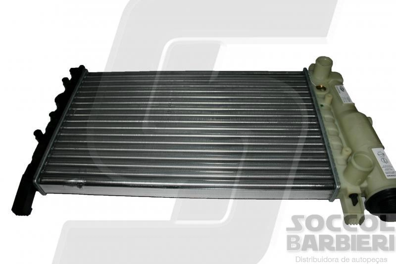 RADIADOR COM RESERVATÓRIO/VASO  FIAT UNO/PREMIO/ELBA/FIORINO 1.5 87/93 - COM OU SEM AR CONDICIONADO