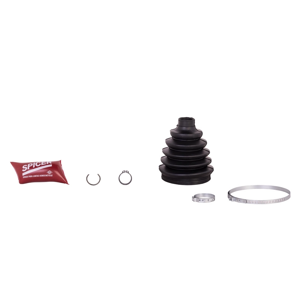KIT REPARO COIFA HOMOCINETICA RODA TOYOTA COROLLA 1.8 02/08 - 24X80X126MM BORRACHA