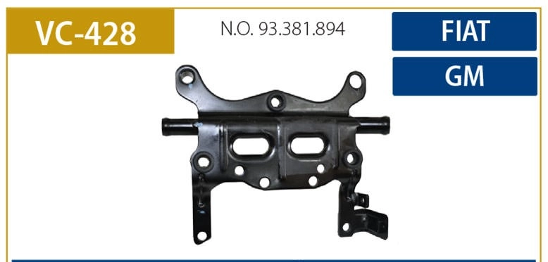 TUBO ÁGUA MOTOR FIAT PALIO/SIENA/STRADA MOTOR 1.8 - GM CORSA/MERIVA/MONTANA 1.4/1.8 - COM SUPORTE