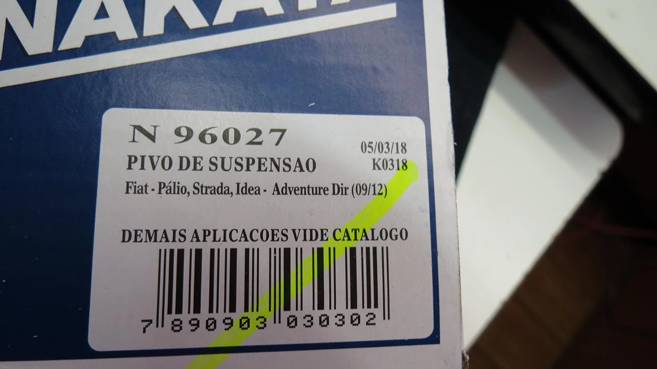 PIVÔ SUSPENSÃO DIREITO FIAT PALIO ADVENTURE/IDEA ADVENTURE 09/ - STRADA ADVENTURE 09/20