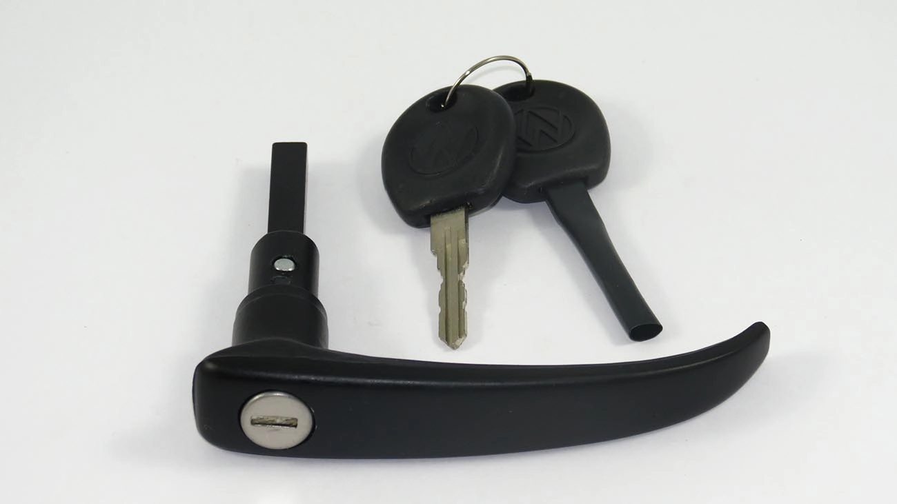 MACANETA EXTERNA VW KOMBI KLIPPER 76/97 - PORTA LATERAL PRETA