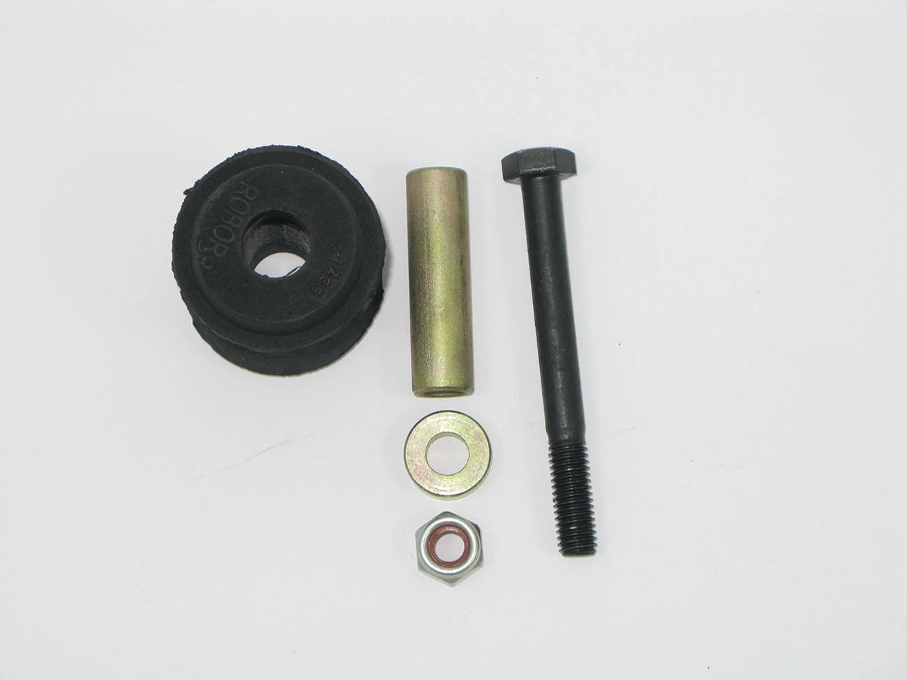 KIT BUCHA BRAÇO TENSOR/TIRANTE SUSPENSÃO DIANTEIRA BRACO DIANTEIRO FIAT ELBA/PREMIO/UNO 1980/1987 PARA UM ALDO
