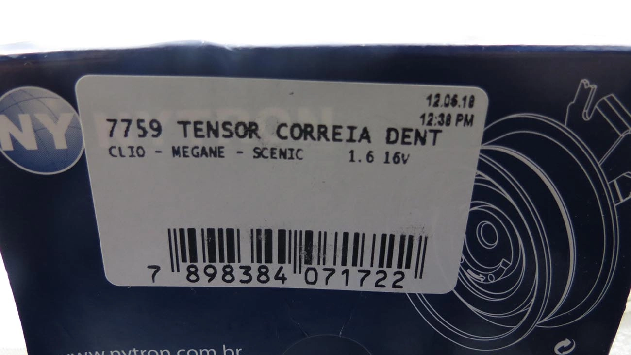 TENSOR CORREIA COMANDO RENAULT CLIO/MEGANE/SCENIC/LOGAN 1.6 16V -  LIVINA 1.6 16V/TIIDA 1.6 16V